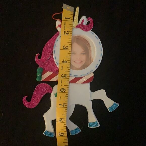 Christmas Personalized Felt Ornament Unicorn - Picture 4 of 6